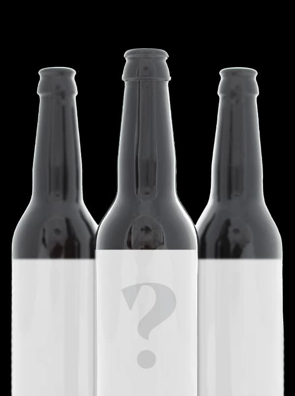 A beer mug with space for a custom label